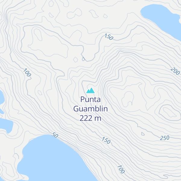 Map of Punta Guamblin