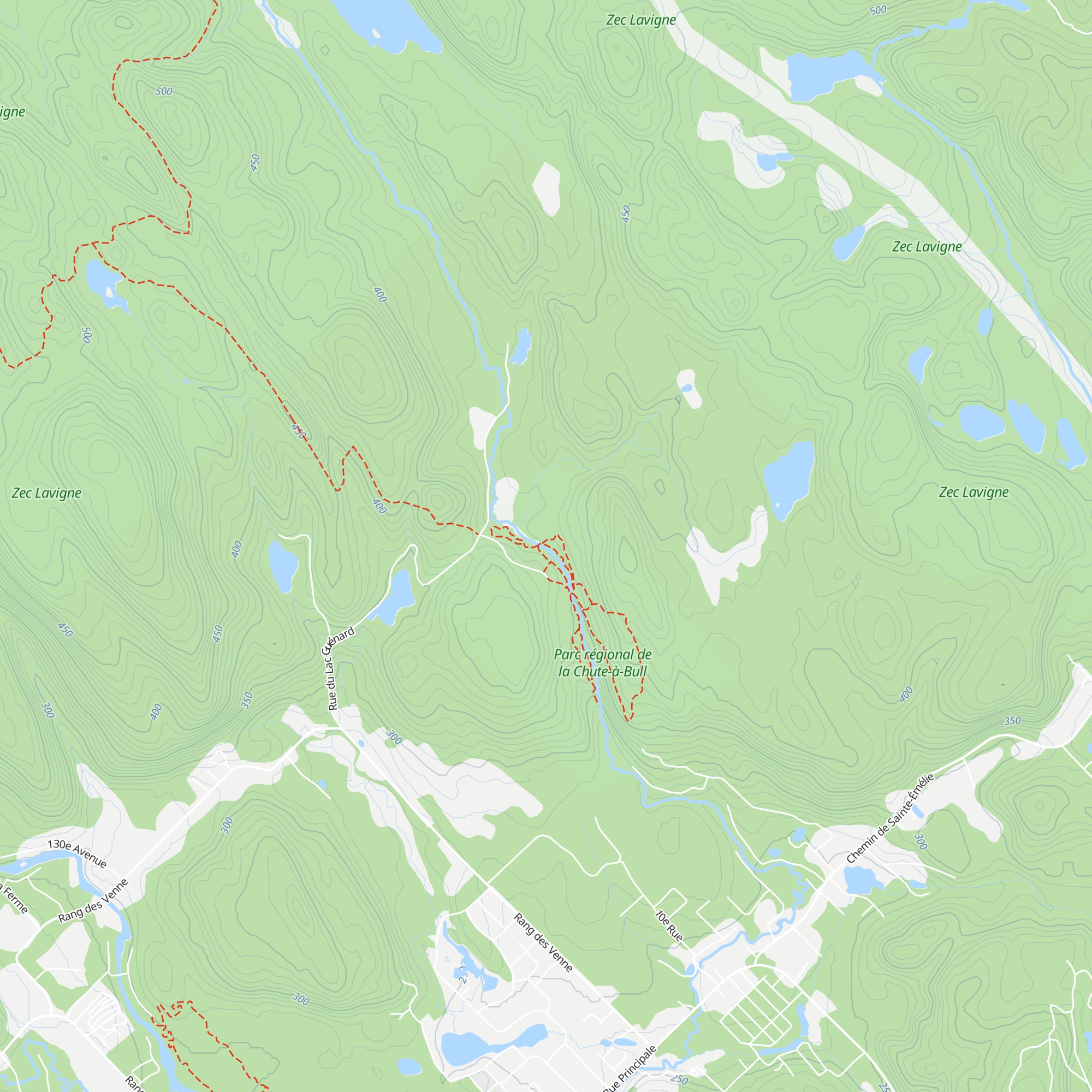 Refuge du Gardien map