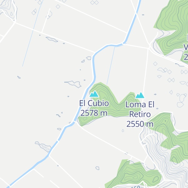 Map of El Cubio
