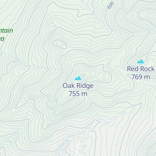 Map of Oak Ridge