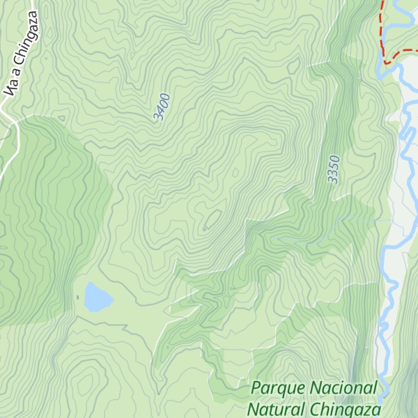 Map of Cerro La Paila