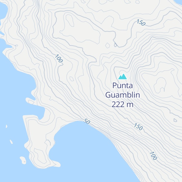 Map of Punta Huamblin