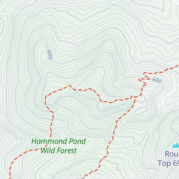 Map of Baxter Mountain
