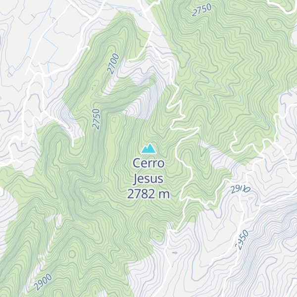 Map of Cerro Jesus