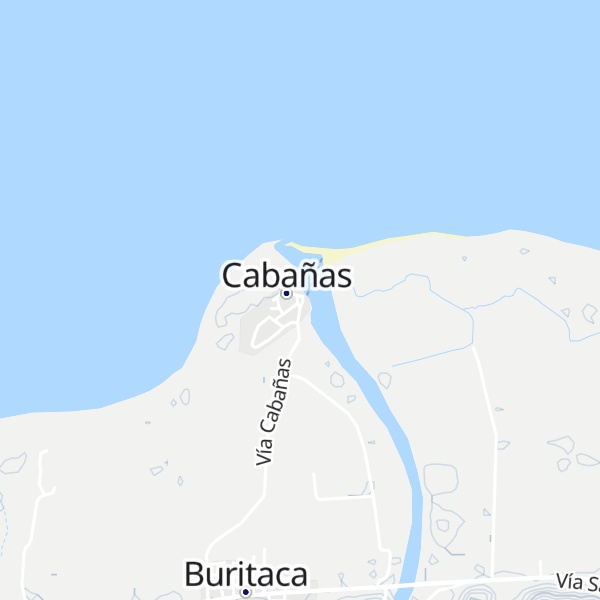 Map of Cabañas de Buritaca