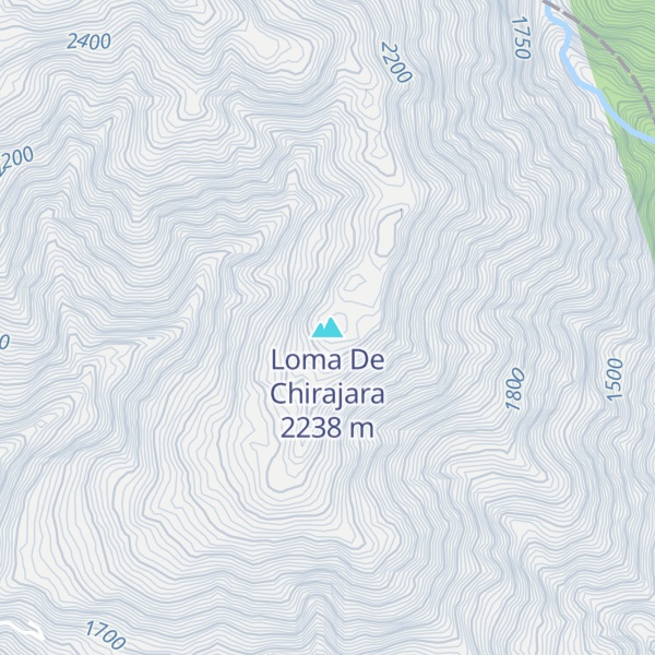 Map of Loma De Chirajara