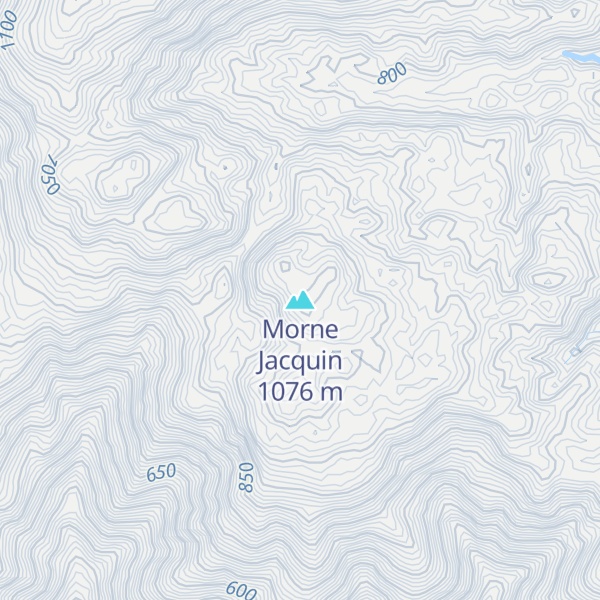 Map of Morne Jacquin