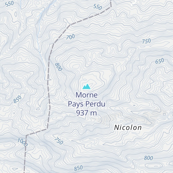Map of Morne Pays Perdu