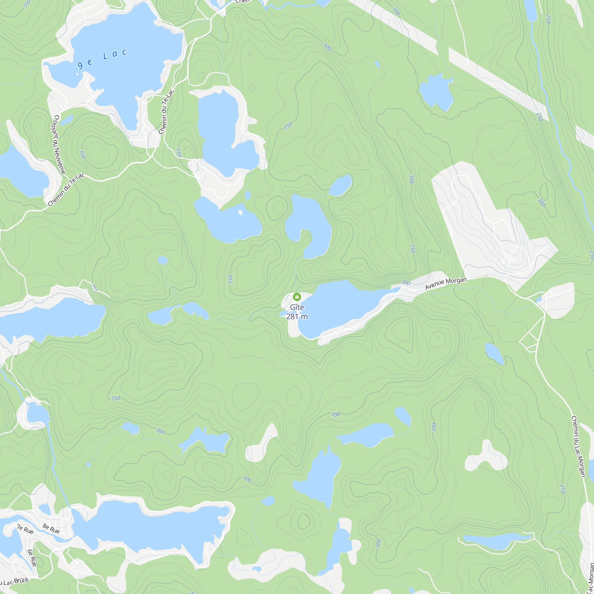 Gîte map