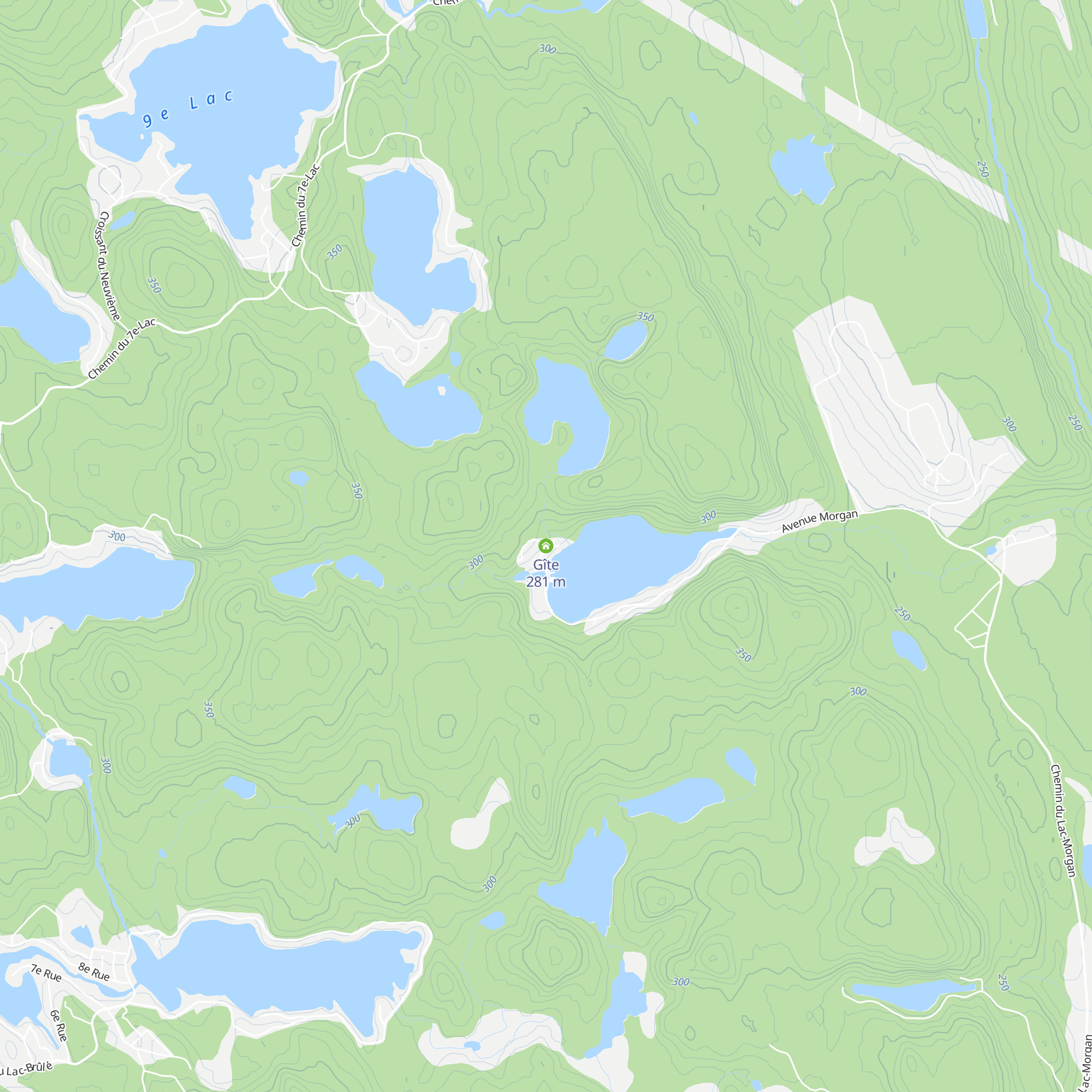 Gîte map