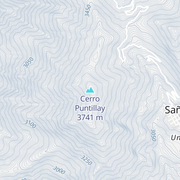 Map of Cerro Puntillay