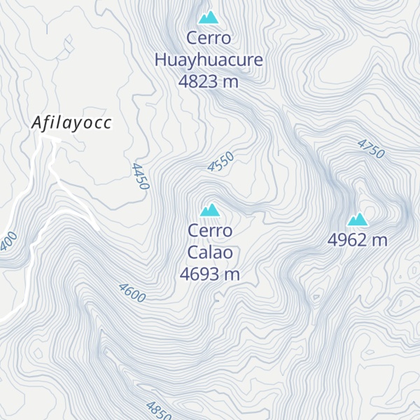 Map of Cerro Calao