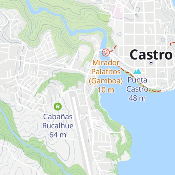Map of Cabañas Gamboa