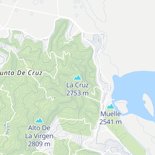 Map of La Cruz