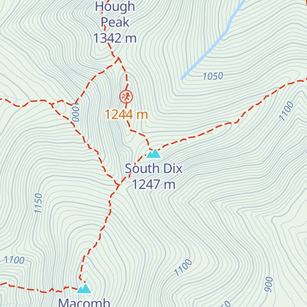 Map of South Dix