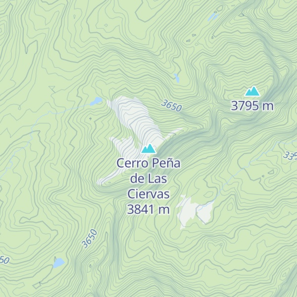Map of Cerro Peña de Las Ciervas