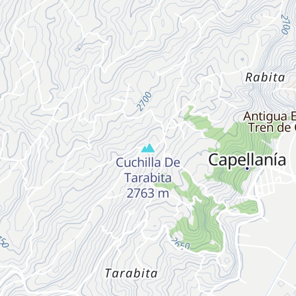 Map of Cuchilla De Tarabita