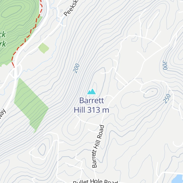 Map of Barrett Hill