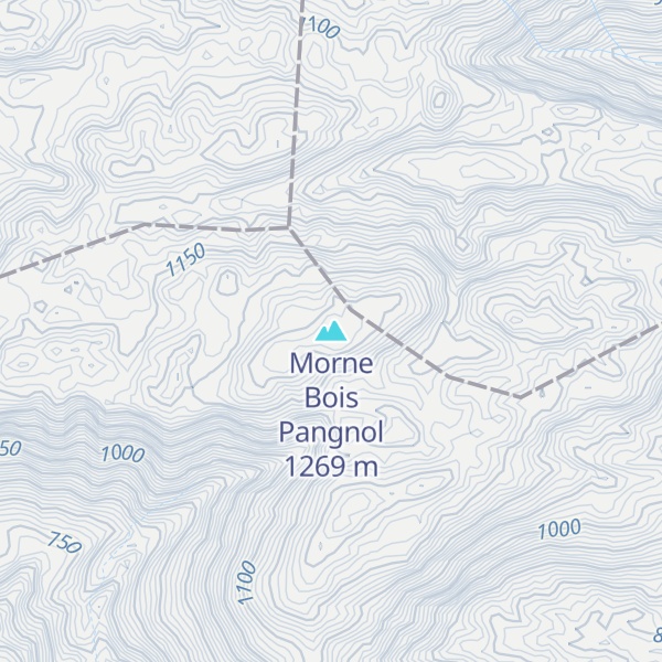 Map of Morne Bois Pangnol