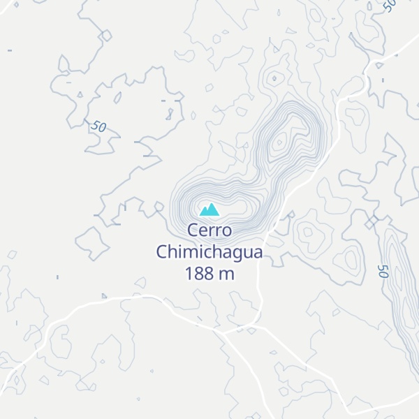 Map of Cerro Chimichagua
