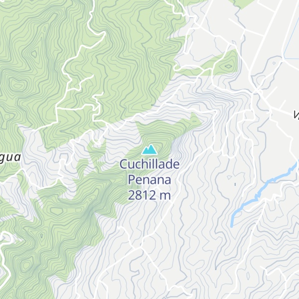 Map of Cuchillade Penana