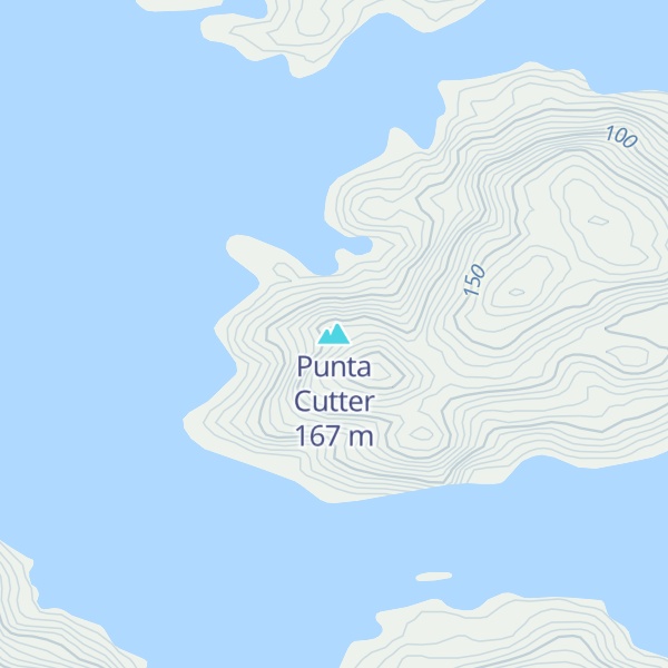 Map of Punta Cutter