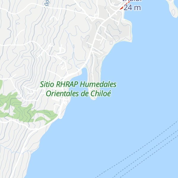 Map of Cabañas Palafitos Los Pescadores