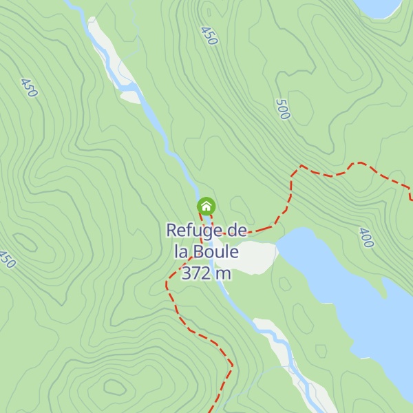 Map of Refuge de la Boule
