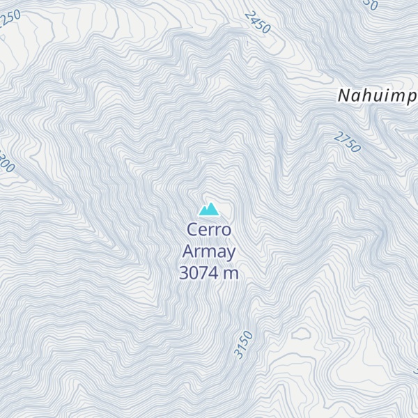 Map of Cerro Armay