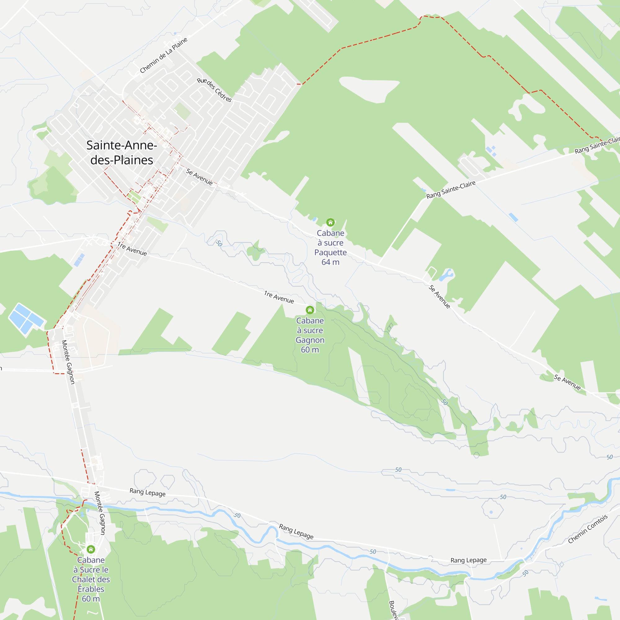Cabane à sucre Gagnon map