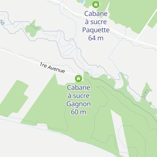 Map of Cabane à sucre Gagnon