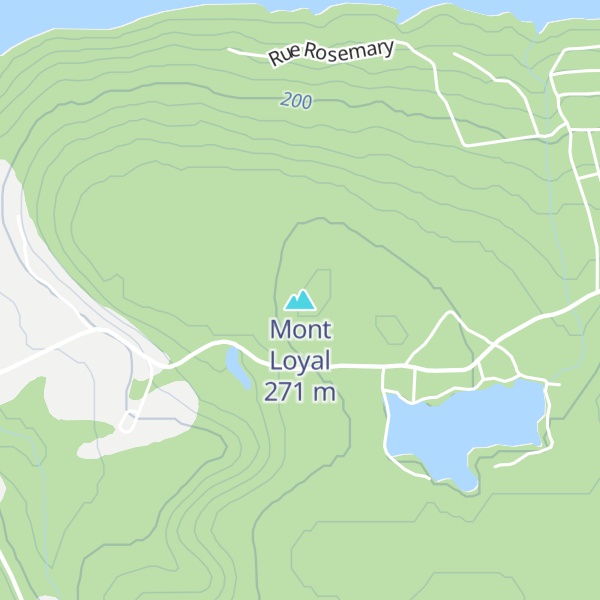 Map of Mont Loyal
