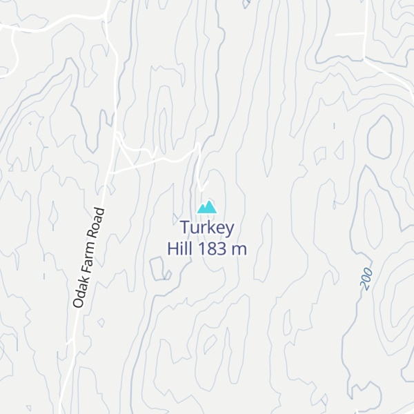 Map of Turkey Hill