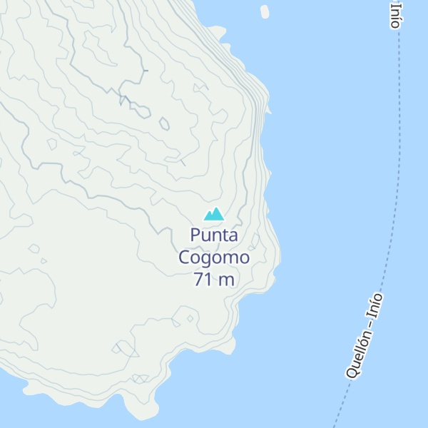 Map of Punta Cogomo
