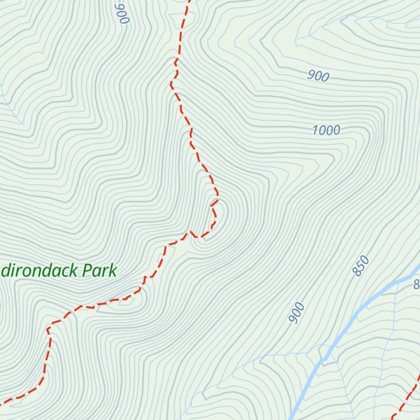 Map of Dial Mountain