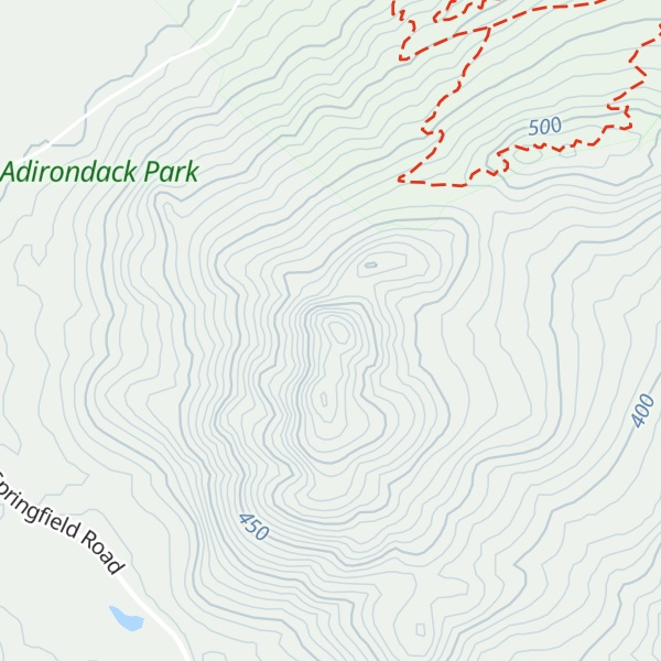 Map of Winch Mountain