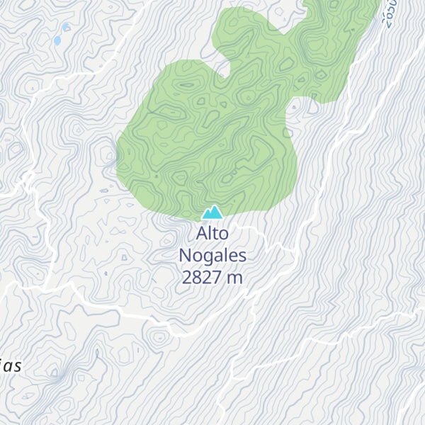 Map of Alto Nogales