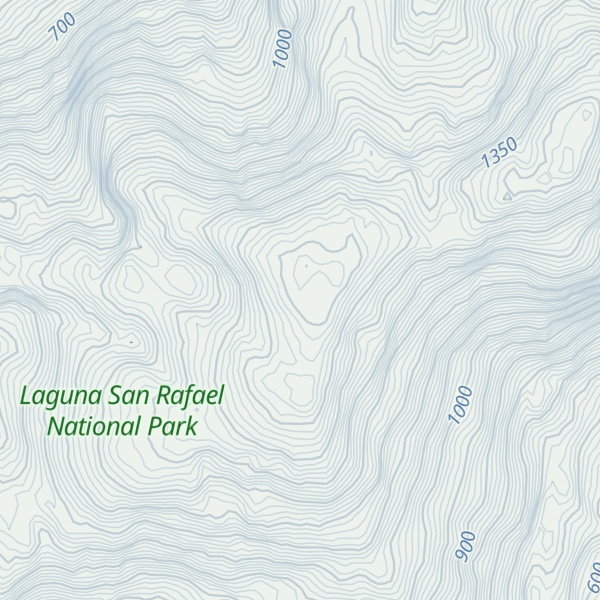Map of Cerro Riscos Feos