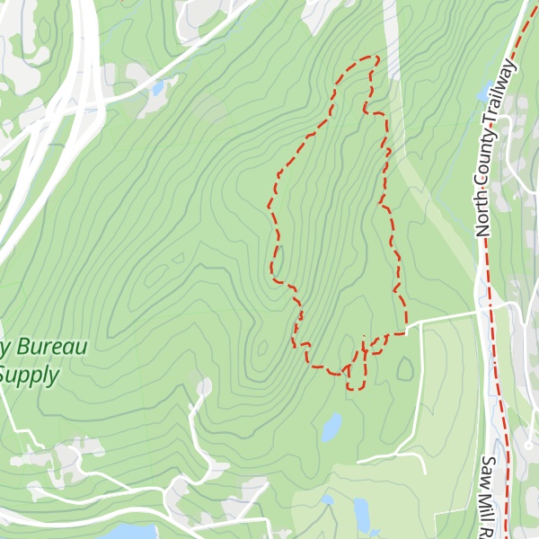 Map of Turkey Mountain