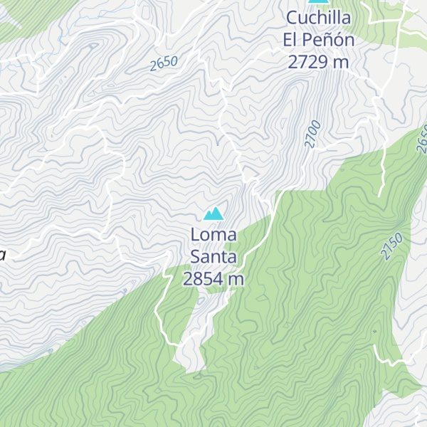 Map of Loma Santa