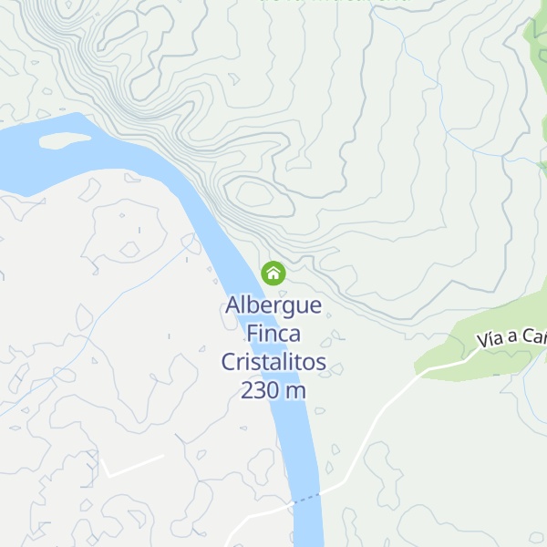 Map of Albergue Finca Cristalitos