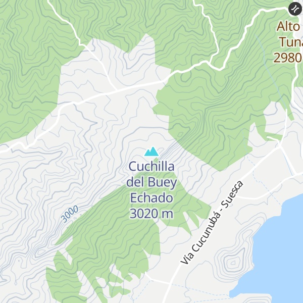 Map of Cuchilla del Buey Echado