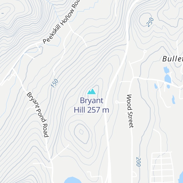 Map of Bryant Hill