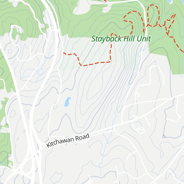 Map of Stayback Hill