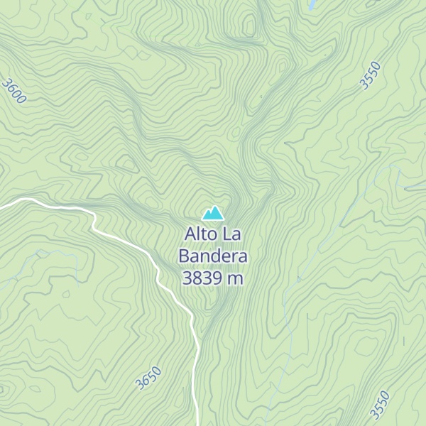 Map of Alto La Bandera