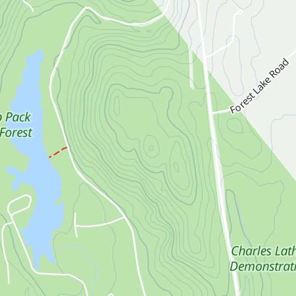 Map of Spruce Mountain