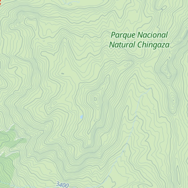 Map of Cerro Cienpozuelos
