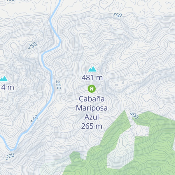 Map of Cabaña Guasale