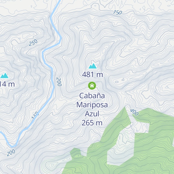 Map of Cabaña Araguato
