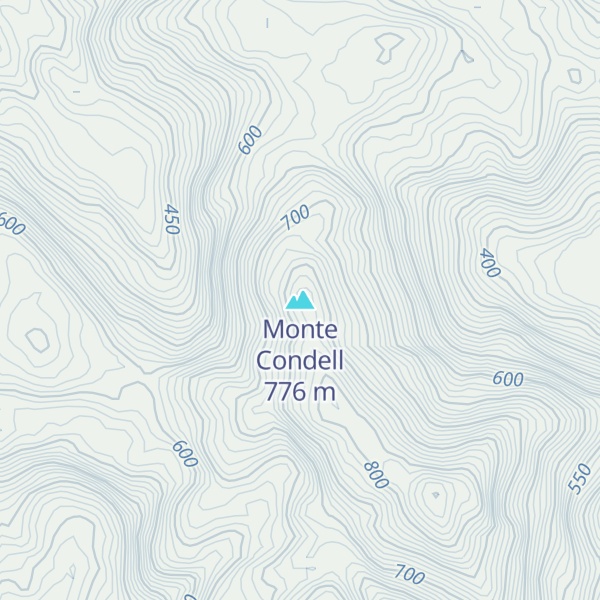 Map of Monte Condell